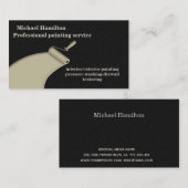 Beruflicher und moderner Malservice Visitenkarte (Vorne/Hinten)