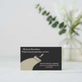 Beruflicher und moderner Malservice Visitenkarte (Stehend Vorderseite)