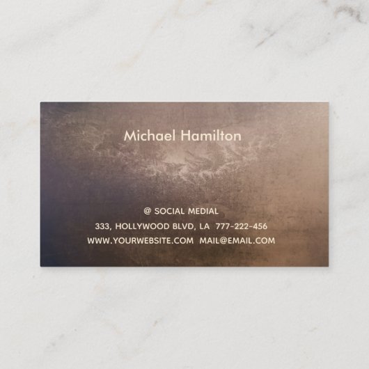 Beruflicher und moderner Malservice Visitenkarte (Rückseite)