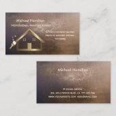 Beruflicher und moderner Malservice Visitenkarte (Vorne/Hinten)