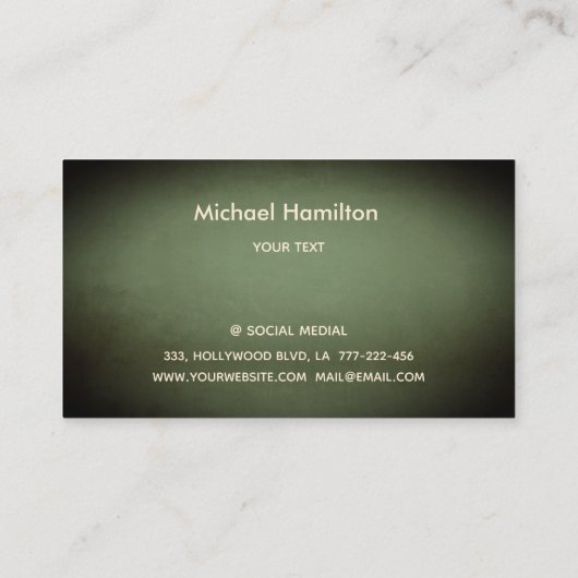 Beruflicher und moderner Malservice Visitenkarte (Rückseite)