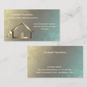 Beruflicher und moderner Malservice Visitenkarte (Vorne/Hinten)