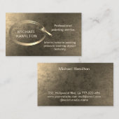 Beruflicher und moderner Malservice Visitenkarte (Vorne/Hinten)