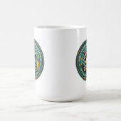 Beruflicher Unfugstifter Waschbär Lustig Kaffeetasse (Mittel)