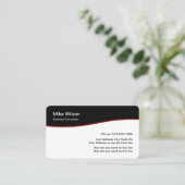 Beruflicher Unternehmensberater Visitenkarte (Stehend Vorderseite)