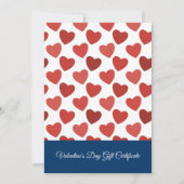 Beruflicher Valentinstag-Geschenkgutschein (Vorderseite)