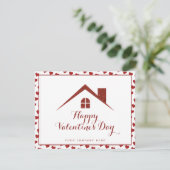 Beruflicher Valentinstag Real Anwesen House Karte (Stehend Vorderseite)