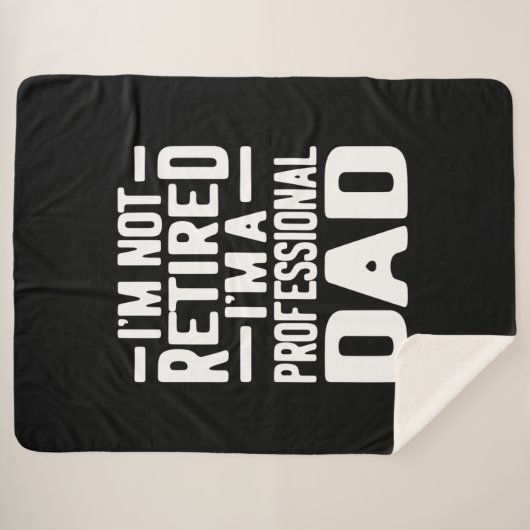 Beruflicher Vater Sherpadecke (Vorderseite (Horizontal))