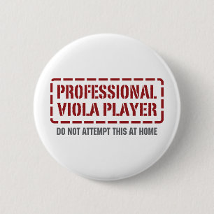 Beruflicher Viola-Spieler Button