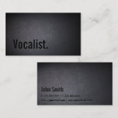Beruflicher Wahlsieg Minimalistisch Black Visitenkarte (Vorne/Hinten)