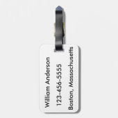 Beruflicher Wanderer - kundengerecht Gepäckanhänger (Rückseite vertikal)