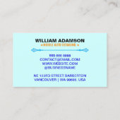 Beruflicher Wash & Detection für Mobilfahrzeuge Visitenkarte (Rückseite)