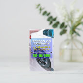 Beruflicher Wash & Detection für Mobilfahrzeuge Visitenkarte (Stehend Vorderseite)