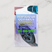 Beruflicher Wash & Detection für Mobilfahrzeuge Visitenkarte (Vorderseite)