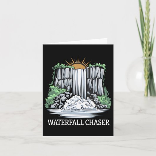 Beruflicher Wasserfall Karte (Vorderseite)