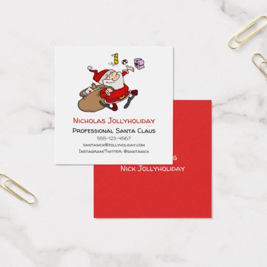 Beruflicher Weihnachtsmann Funny Informeller Carto (Büro)