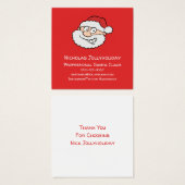 Beruflicher Weihnachtsmann Funny Informeller Carto (Vorne & Hinten)