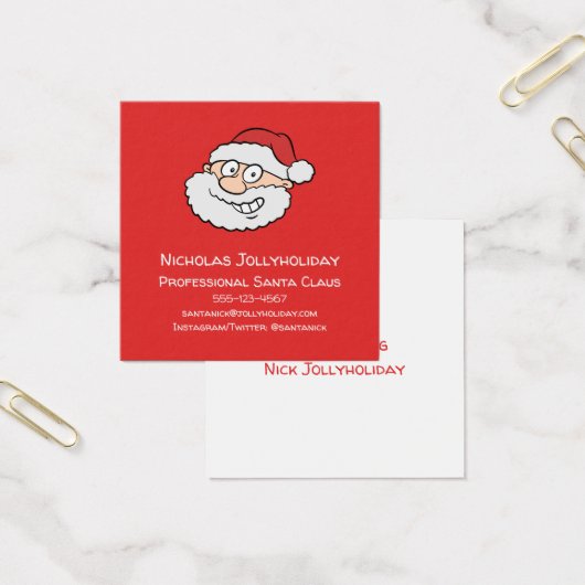 Beruflicher Weihnachtsmann Funny Informeller Carto (Büro)