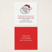 Beruflicher Weihnachtsmann Funny Informeller Carto (Vorne & Hinten)