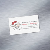 Beruflicher Weihnachtsmann Funny Informeller Carto Magnetische Visitenkarte (Beispiel)
