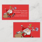 Beruflicher Weihnachtsmann Funny Informeller Carto Visitenkarte (Vorne/Hinten)