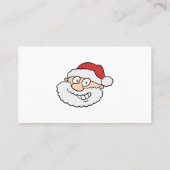 Beruflicher Weihnachtsmann Funny Informeller Carto Visitenkarte (Rückseite)