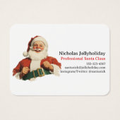 Beruflicher Weihnachtsmann Retro Vintag informell (Vorderseite)