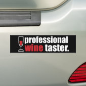Beruflicher Wein-Schmecker Autoaufkleber (Auf Auto)