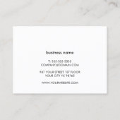 Beruflicher White Gold Circuit Board Consultant Visitenkarte (Rückseite)