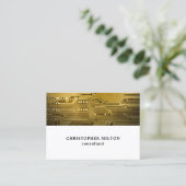 Beruflicher White Gold Circuit Board Consultant Visitenkarte (Stehend Vorderseite)