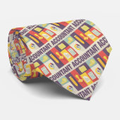 Beruflicher Wirtschaftsprüfer Iconic Small Design Krawatte (Gerollt)
