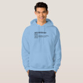 Beruflicher Zahlenschneider Hoodie (Vorne ganz)