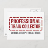 Beruflicher Zugbegrenzer Postkarte (Vorne/Hinten)