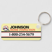 Beruflicher Zuhause-Inspektionsdienst Schlüsselanhänger (Vorderseite)