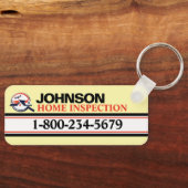 Beruflicher Zuhause-Inspektionsdienst Schlüsselanhänger (Vorderseite)