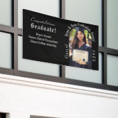 Berufliches Abschluss Foto in Silber und Schwarz Banner (Äußeres Gebäude)