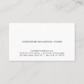 Berufliches Abstraktes Cloud-Logo Visitenkarte (Rückseite)