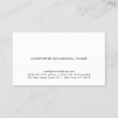 Berufliches Abstraktes Cloud-Logo Visitenkarte (Rückseite)