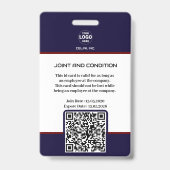 Berufliches Abzeichen für die Sicherheit von Schif Ausweis (Back)