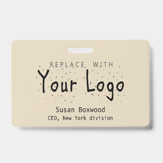 Berufliches Abzeichen-Logo-Austausch Ausweis (Front)