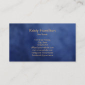 berufliches Anwesen Immobilien Schlüsselgeschäft Visitenkarte (Rückseite)