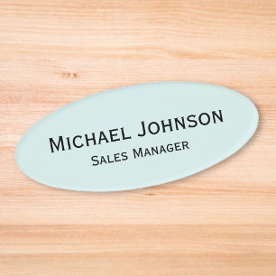 Berufliches Aqua Blue Office-Geschäft Magnetic Namenschild