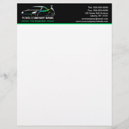 Berufliches Auto Body Paint Shop Automotive Briefbogen