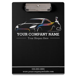 Berufliches Auto Body Paint Shop Automotive Klemmbrett