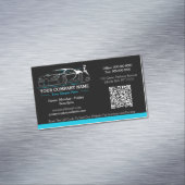Berufliches Auto Body Paint Shop Automotive Magnetische Visitenkarte (Beispiel)