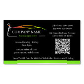 Berufliches Auto Body Paint Shop Automotive Magnetische Visitenkarte (Vorderseite)