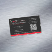 Berufliches Auto Body Paint Shop Automotive Magnetische Visitenkarte (Beispiel)