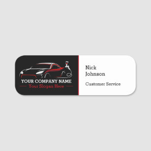 Berufliches Auto Body Paint Shop Automotive Namensschild