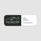Berufliches Auto Body Paint Shop Automotive Namensschild (Vorderseite)