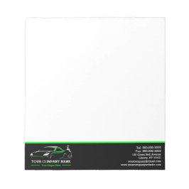 Berufliches Auto Body Paint Shop Automotive Notizblock